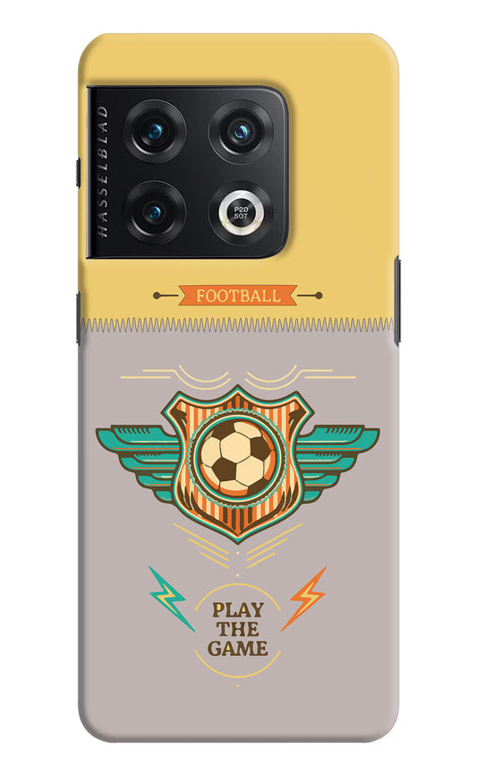 Football OnePlus 10 Pro 5G Hard Case Back Cover by Casekaro