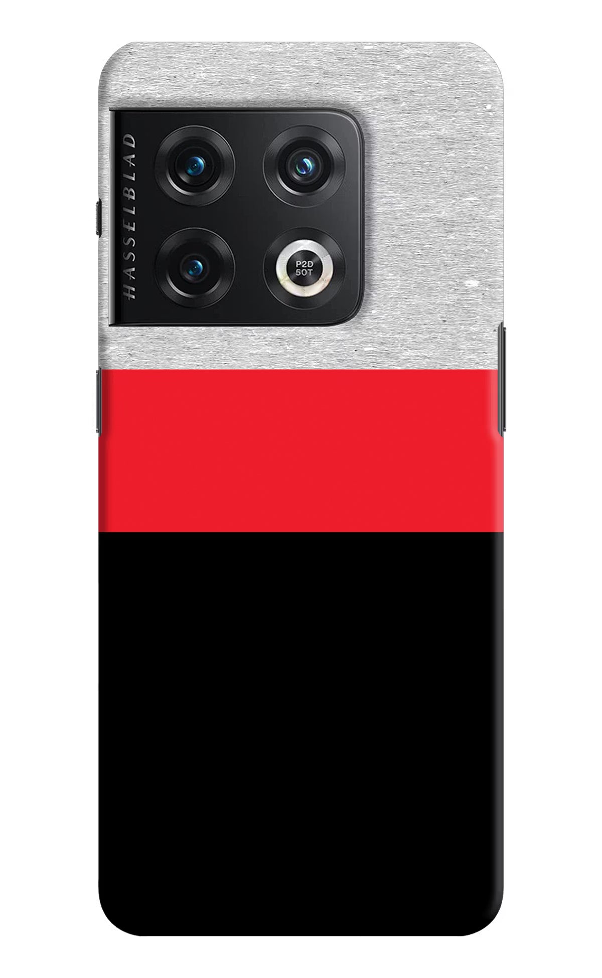 Tri Color Pattern OnePlus 10 Pro 5G Hard Case Back Cover by Casekaro