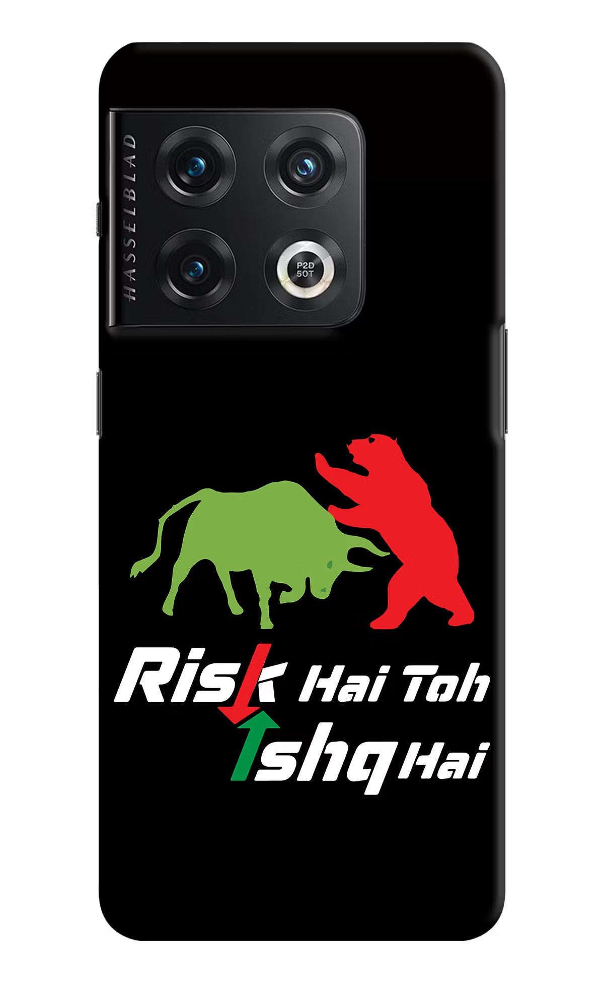 Risk Hai Toh Ishq Hai OnePlus 10 Pro 5G Hard Case Back Cover by Casekaro