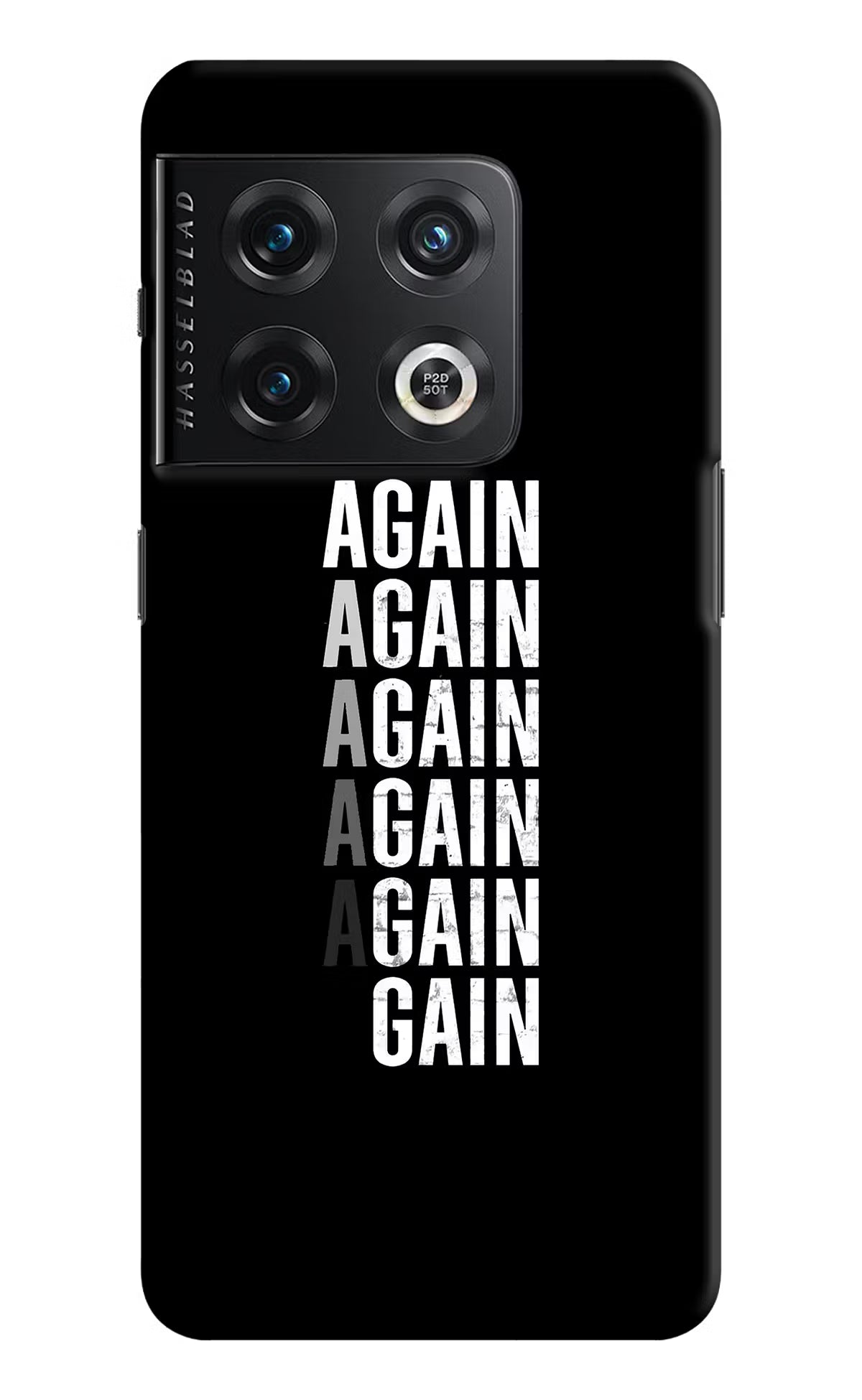 Again Again Gain OnePlus 10 Pro 5G Hard Case Back Cover by Casekaro