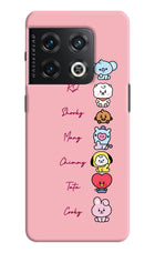 BTS names OnePlus 10 Pro 5G Hard Case Back Cover by Casekaro