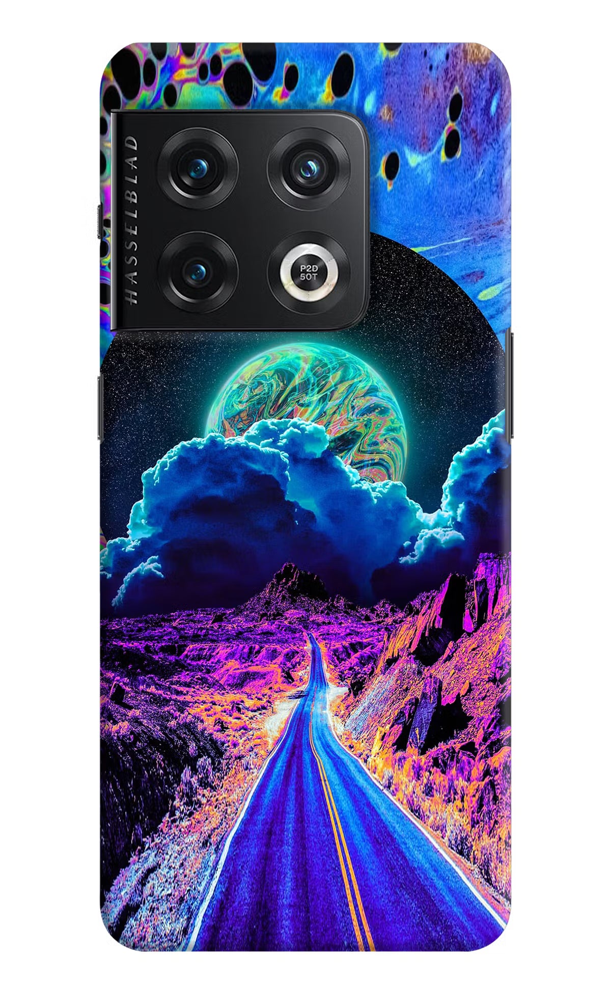 Psychedelic Painting OnePlus 10 Pro 5G Hard Case Back Cover by Casekaro