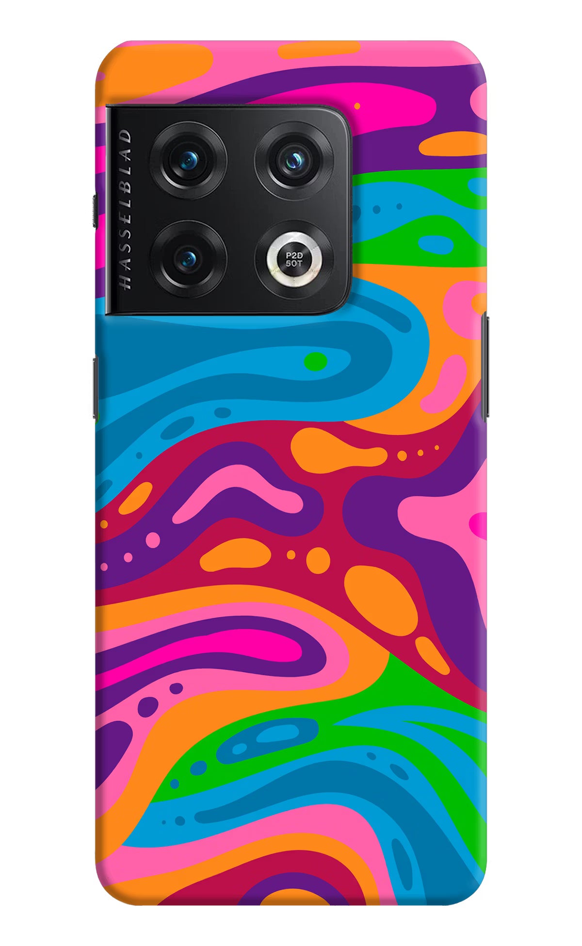 Trippy Pattern OnePlus 10 Pro 5G Hard Case Back Cover by Casekaro