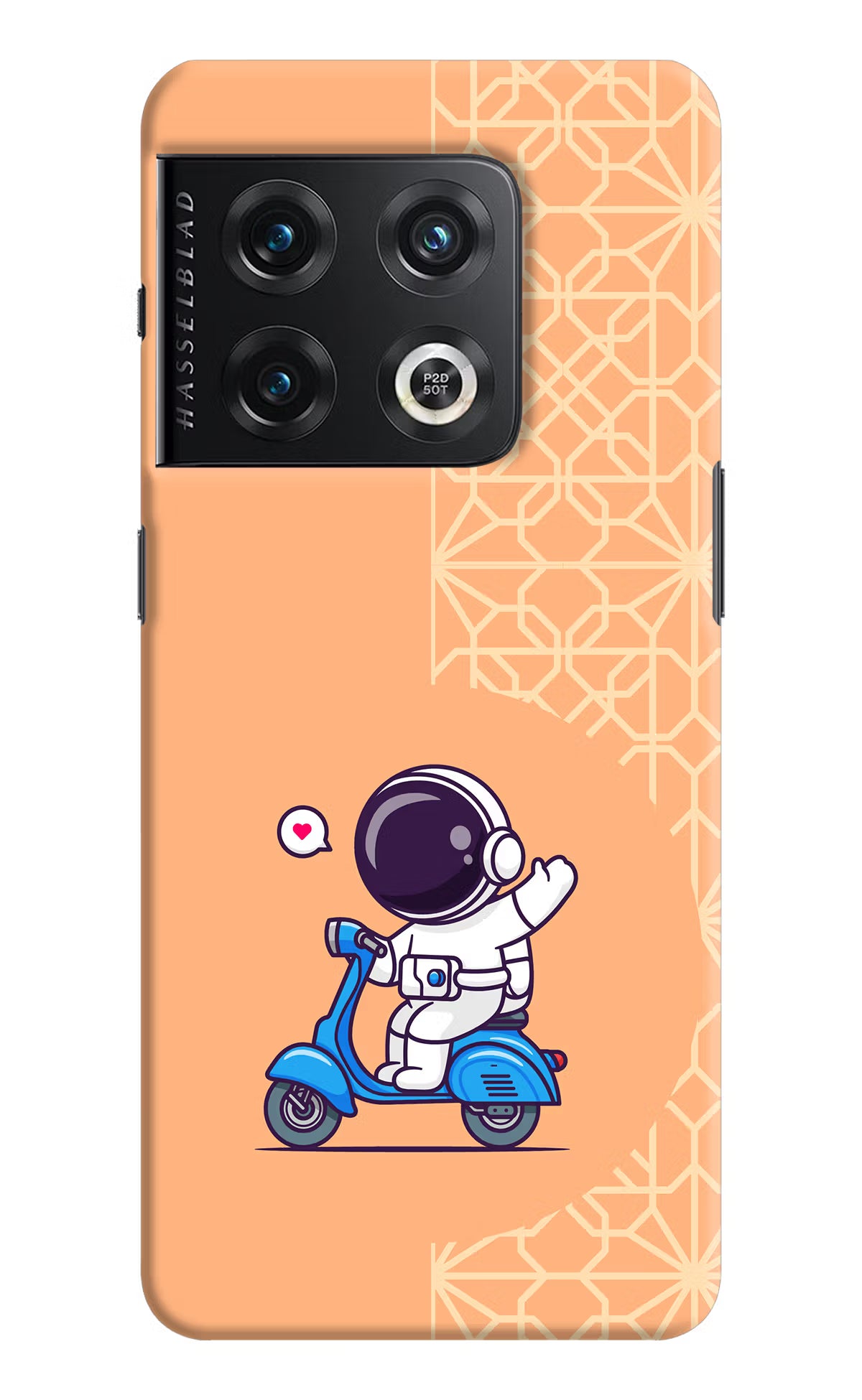 Cute Astronaut Riding OnePlus 10 Pro 5G Hard Case Back Cover by Casekaro