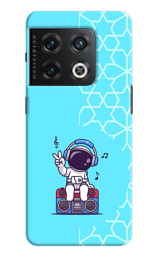 Cute Astronaut Chilling OnePlus 10 Pro 5G Hard Case Back Cover by Casekaro