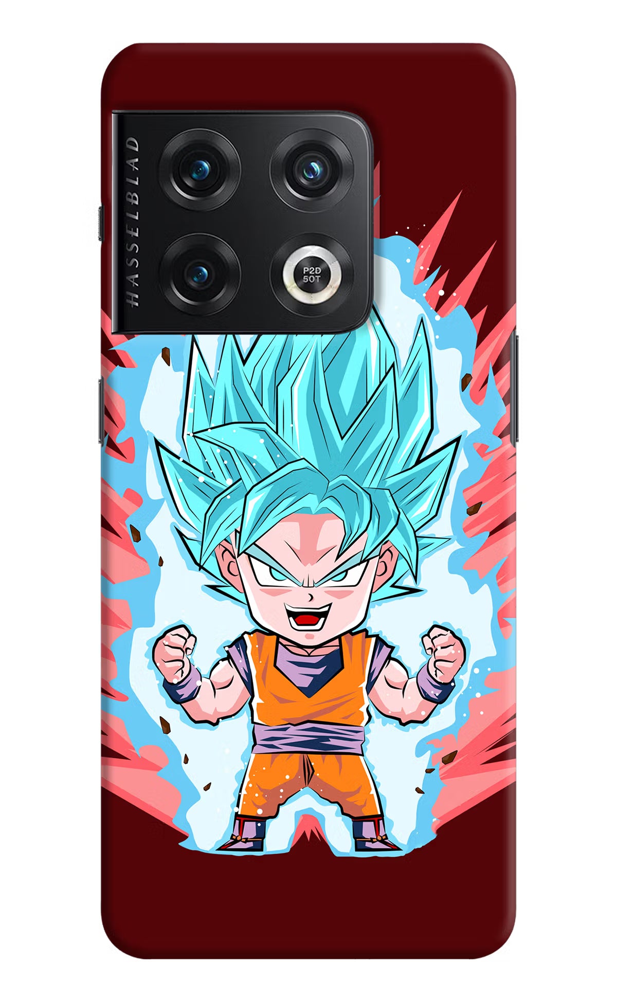 Goku Little OnePlus 10 Pro 5G Hard Case Back Cover by Casekaro