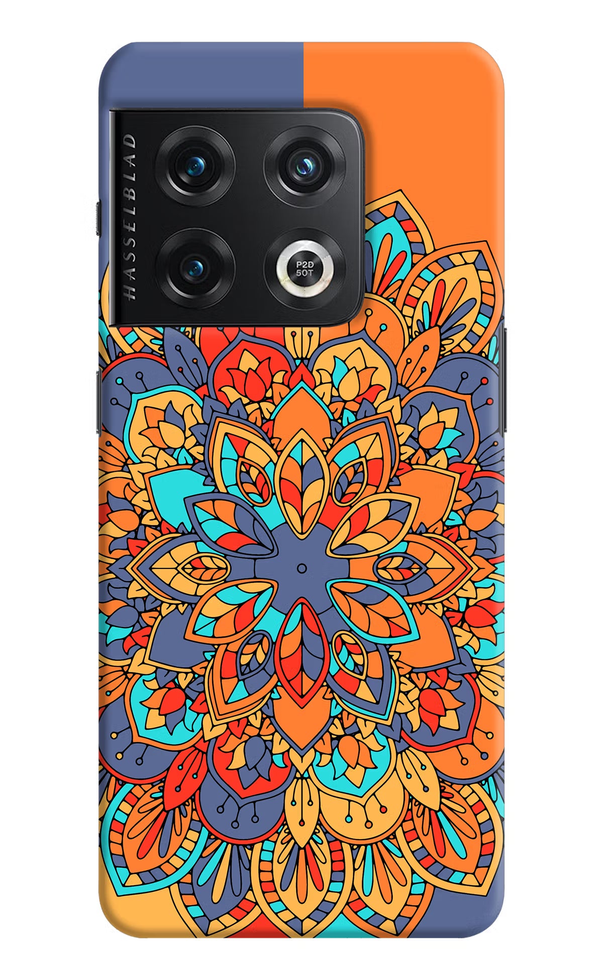 Color Mandala OnePlus 10 Pro 5G Hard Case Back Cover by Casekaro