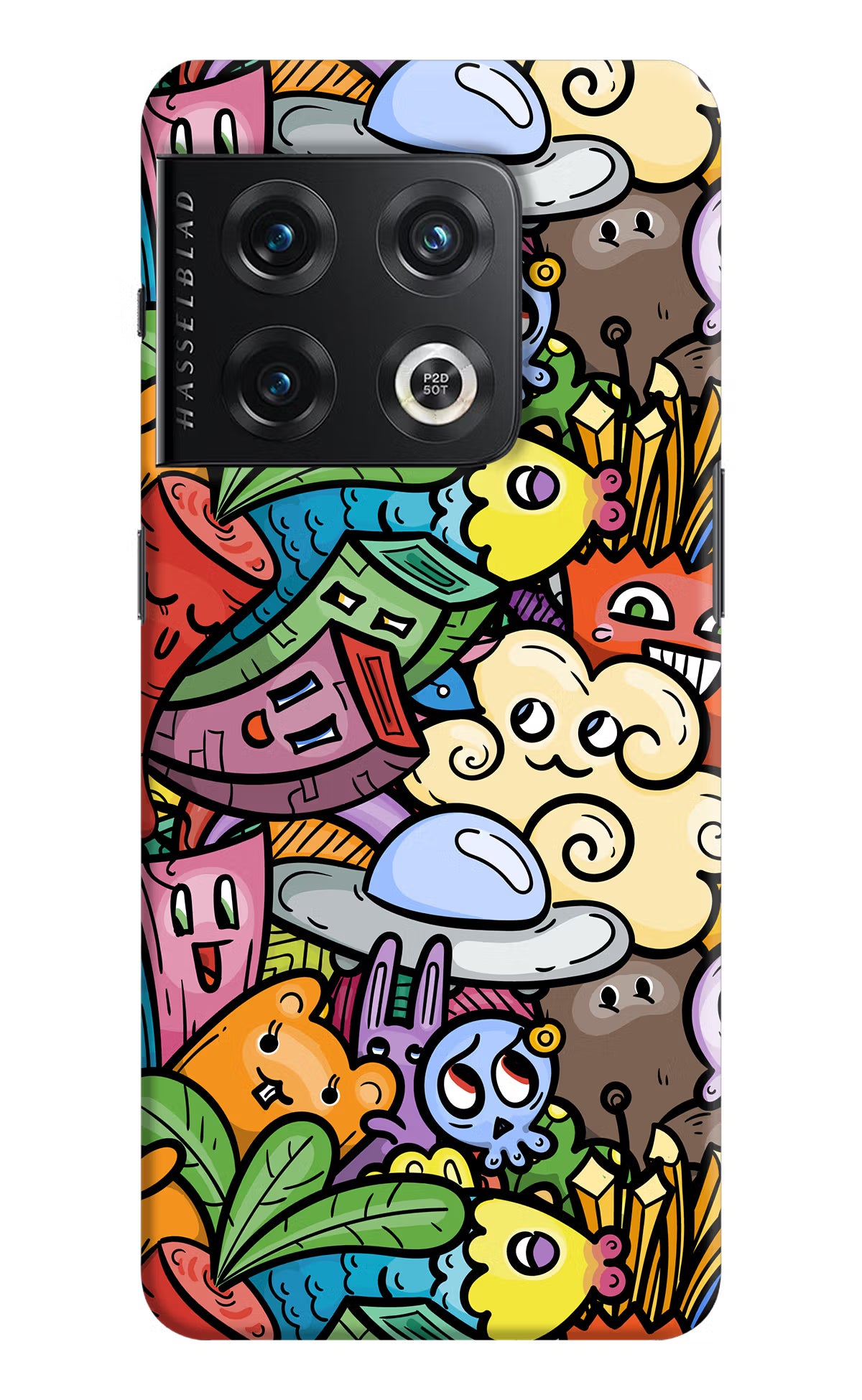 Veggie Doodle OnePlus 10 Pro 5G Hard Case Back Cover by Casekaro