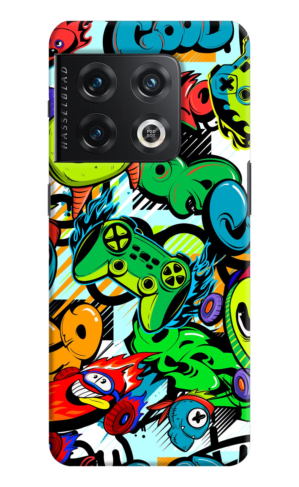Game Doodle OnePlus 10 Pro 5G Hard Case Back Cover by Casekaro