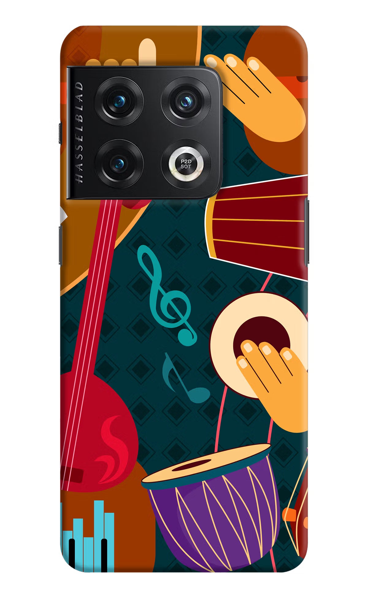 Music Instrument OnePlus 10 Pro 5G Hard Case Back Cover by Casekaro