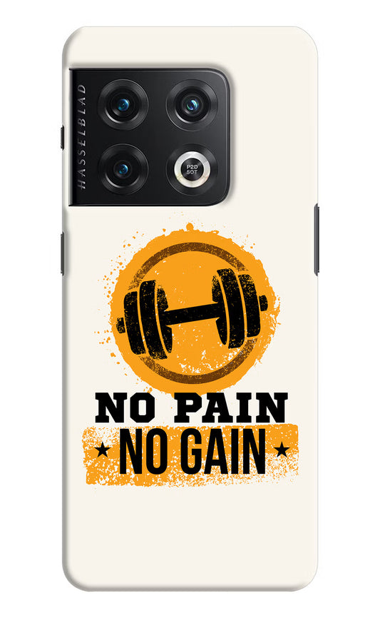 No Pain No Gain OnePlus 10 Pro 5G Hard Case Back Cover by Casekaro