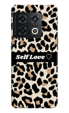 Leopard Print Self Love OnePlus 10 Pro 5G Hard Case Back Cover by Casekaro