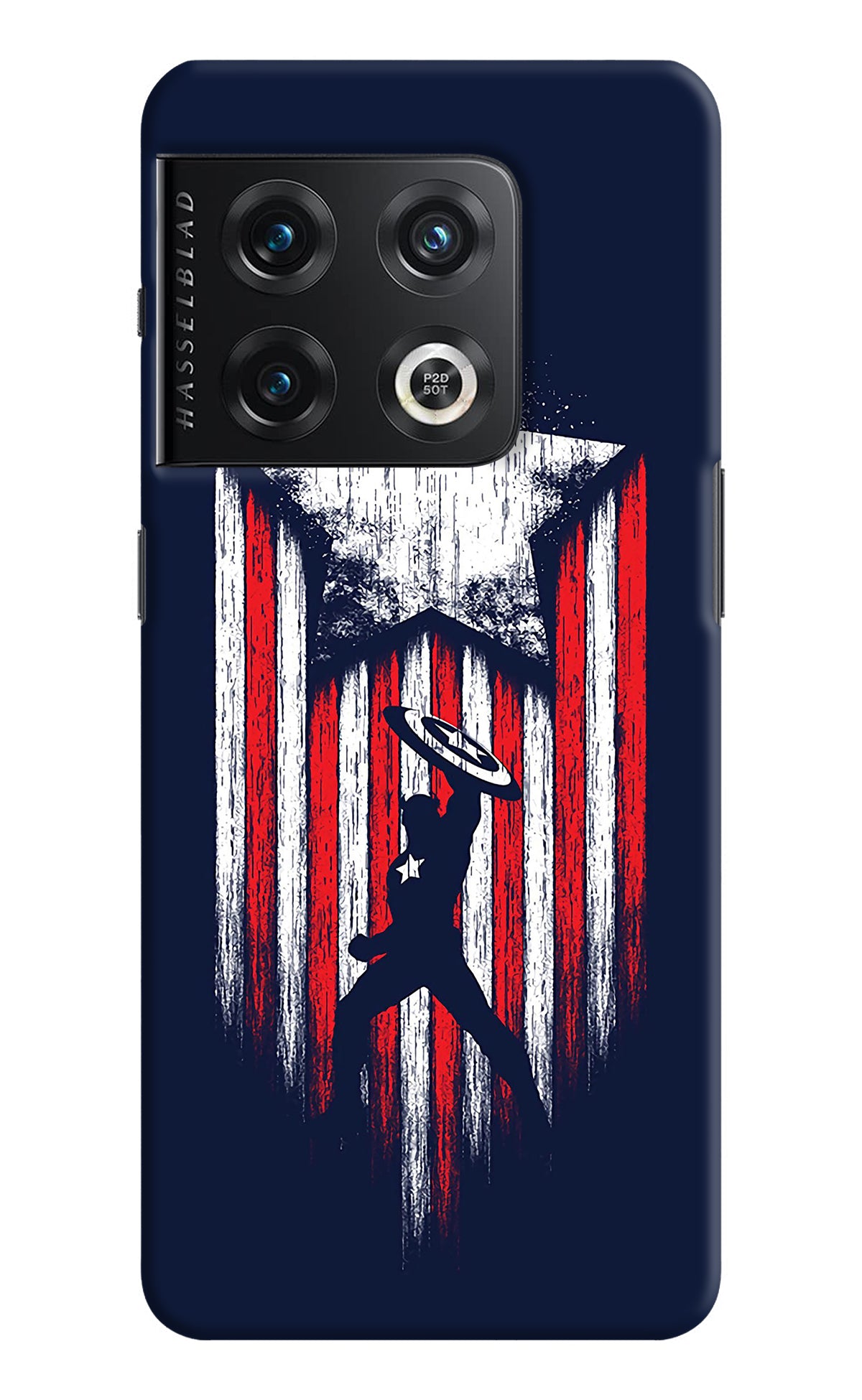 Captain America Marvel Art OnePlus 10 Pro 5G Back Cover