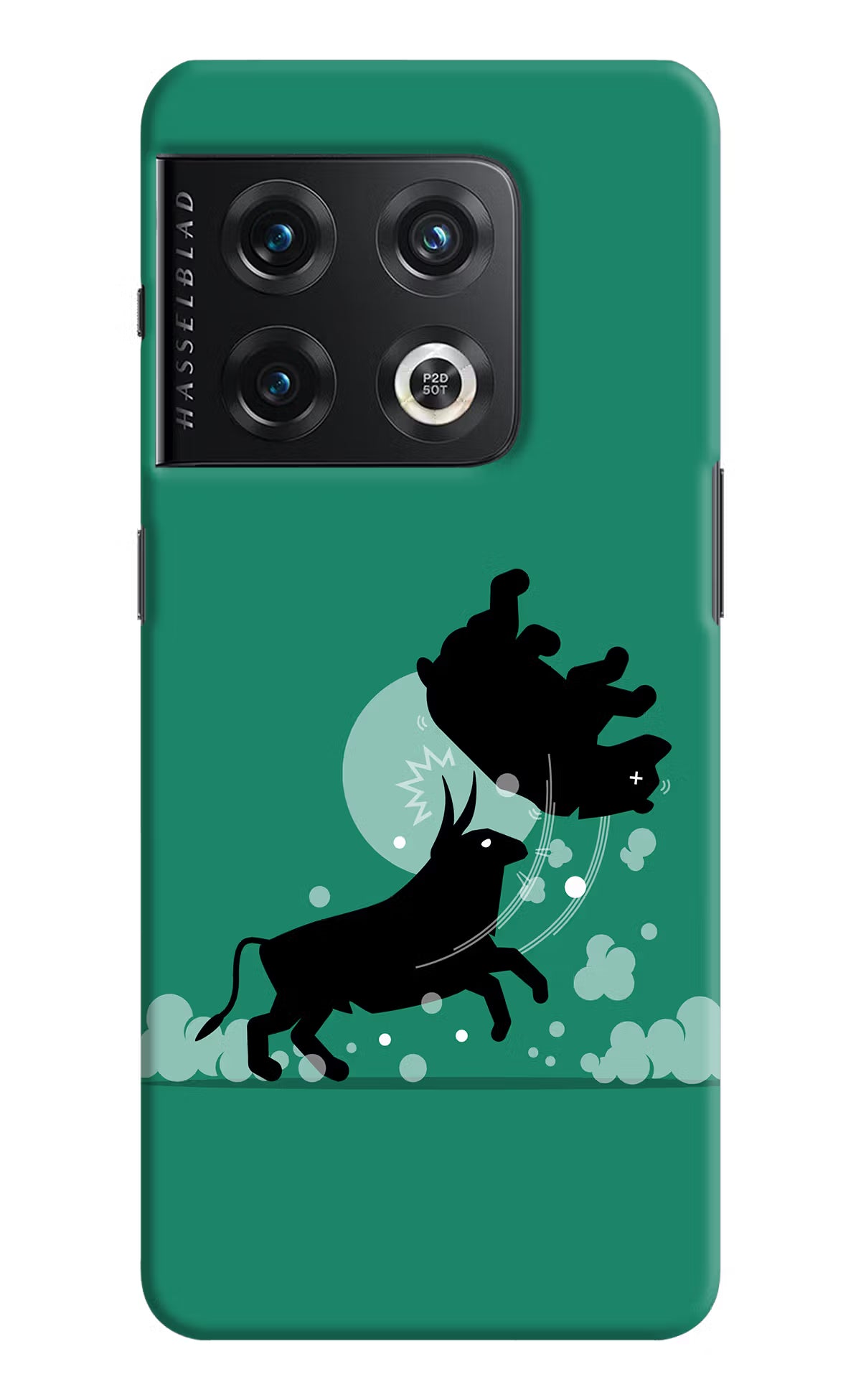 Bull Conqueror OnePlus 10 Pro 5G Hard Case Back Cover by Casekaro