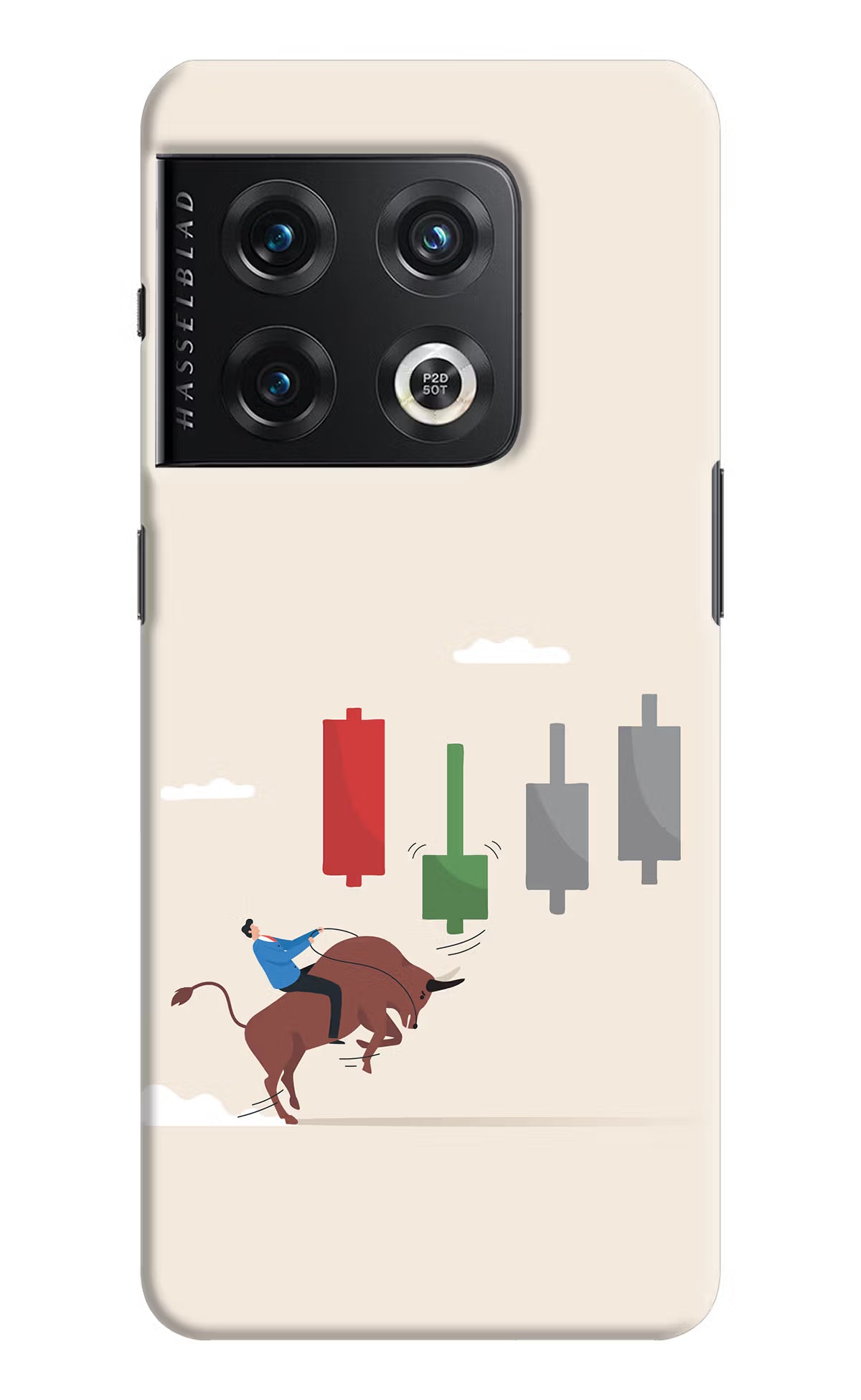 Bull Trading Momentum OnePlus 10 Pro 5G Hard Case Back Cover by Casekaro