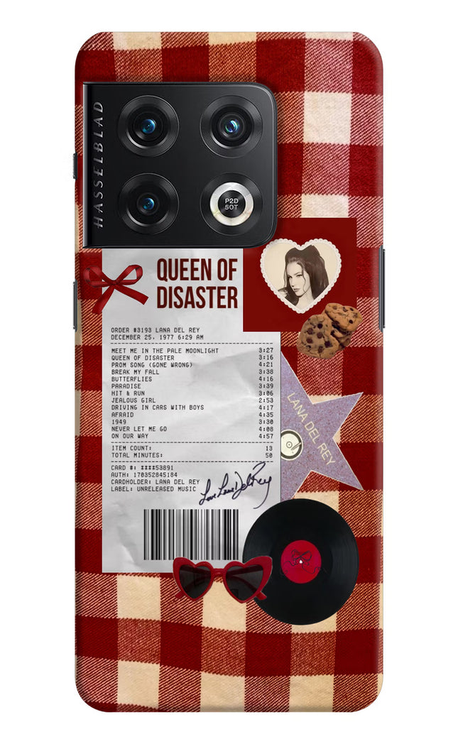 Queen of Disaster OnePlus 10 Pro 5G Hard Case Back Cover by Casekaro