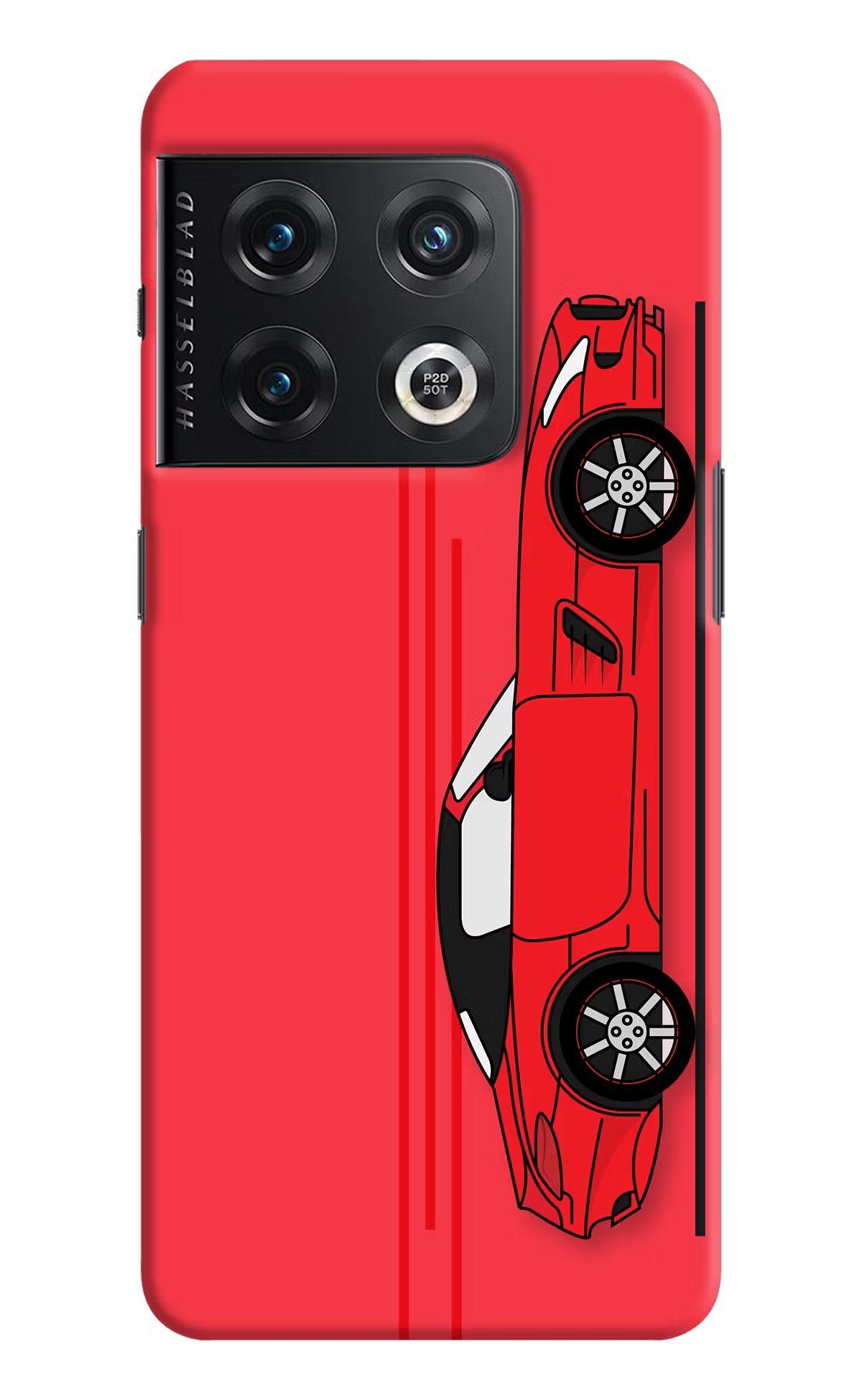 Red Velocity OnePlus 10 Pro 5G Hard Case Back Cover by Casekaro