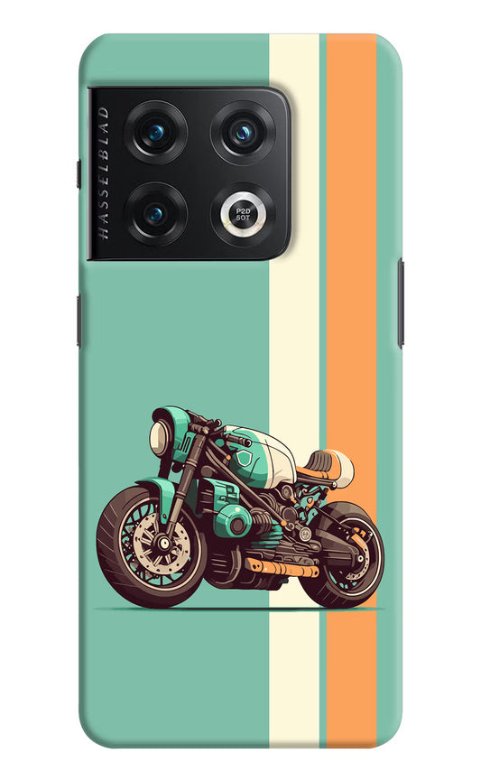 Striped Moto Drift OnePlus 10 Pro 5G Hard Case Back Cover by Casekaro