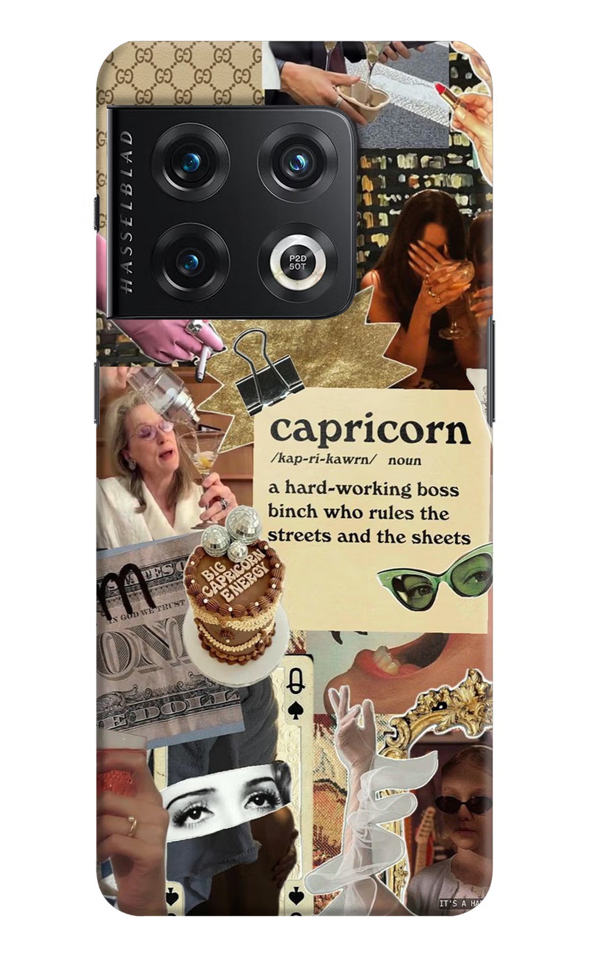 Capricorn Zodiac OnePlus 10 Pro 5G Hard Case Back Cover by Casekaro