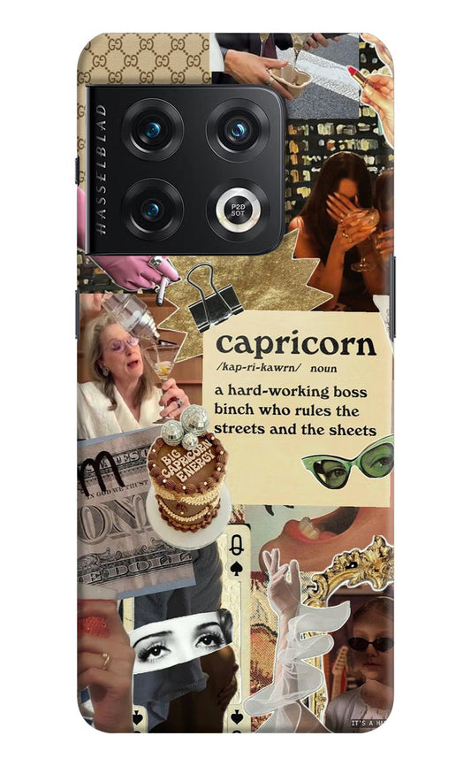 Capricorn Zodiac OnePlus 10 Pro 5G Hard Case Back Cover by Casekaro
