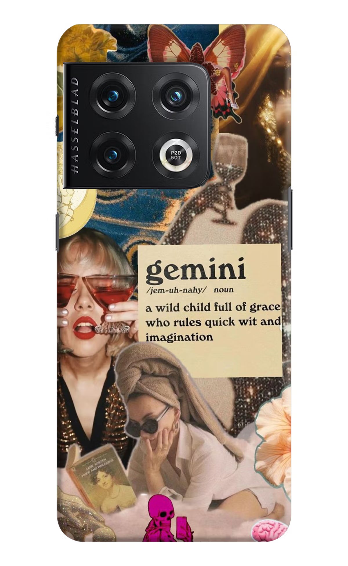 Gemini Zodiac OnePlus 10 Pro 5G Hard Case Back Cover by Casekaro