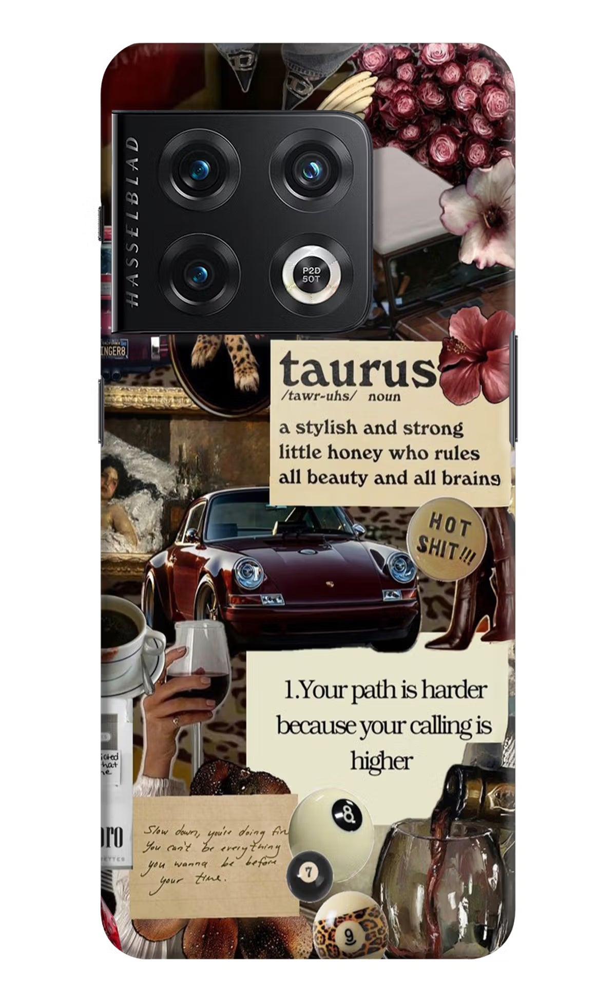 Taurus Zodiac OnePlus 10 Pro 5G Hard Case Back Cover by Casekaro