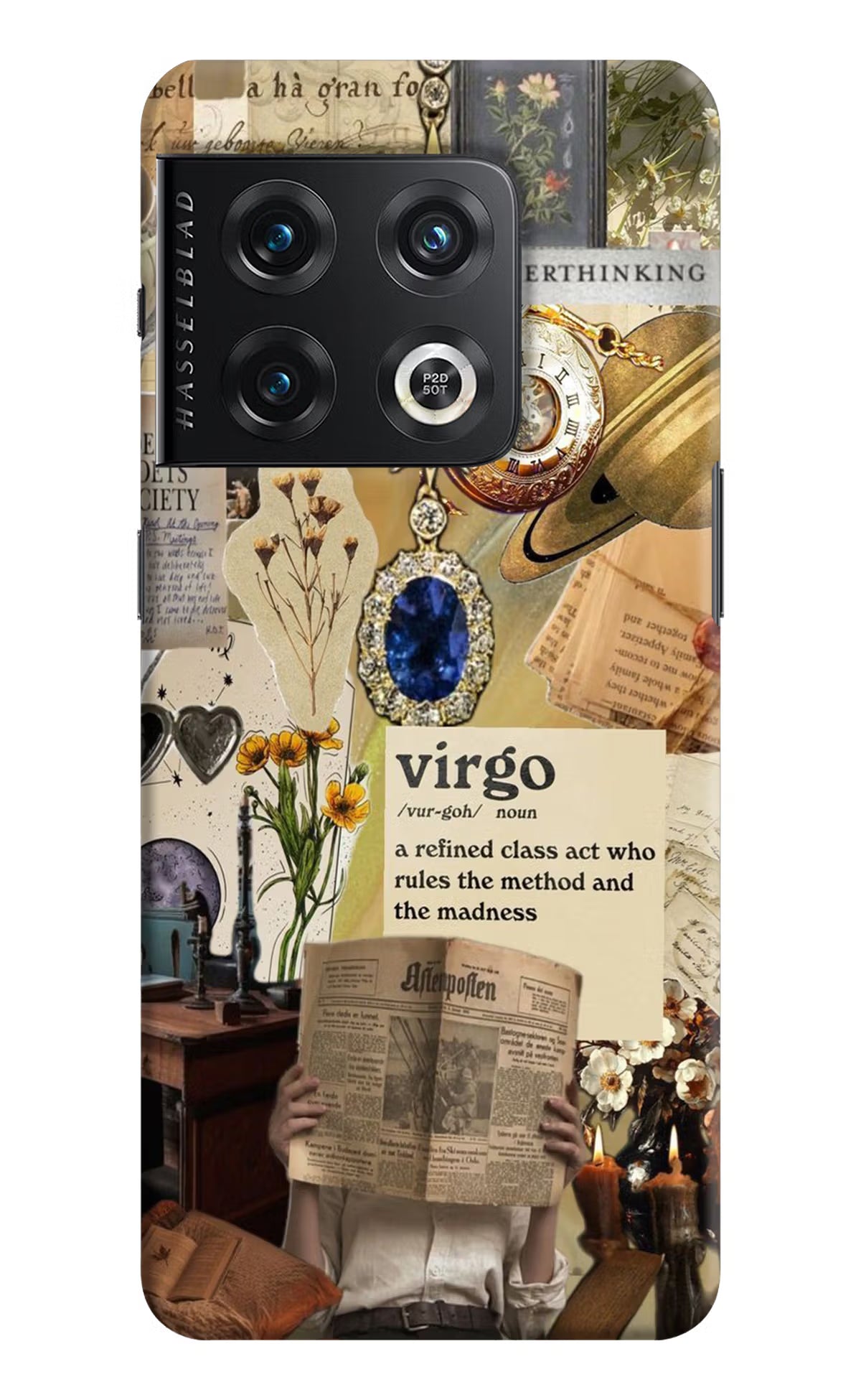 Virgo Zodiac OnePlus 10 Pro 5G Hard Case Back Cover by Casekaro