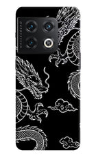 Twin Dragons OnePlus 10 Pro 5G Hard Case Back Cover by Casekaro