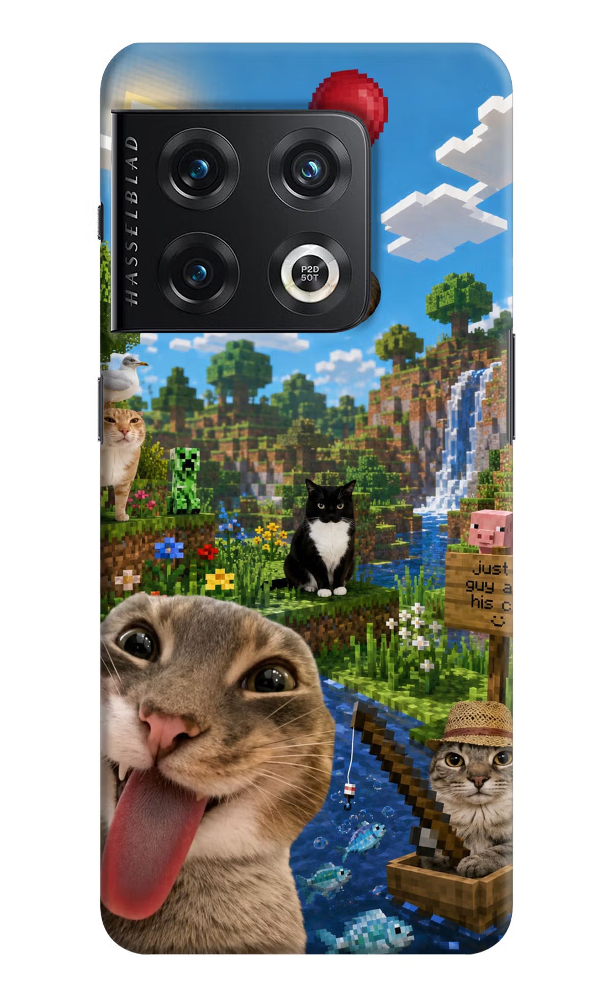 Minecraft Cat Chaos OnePlus 10 Pro 5G Back Cover
