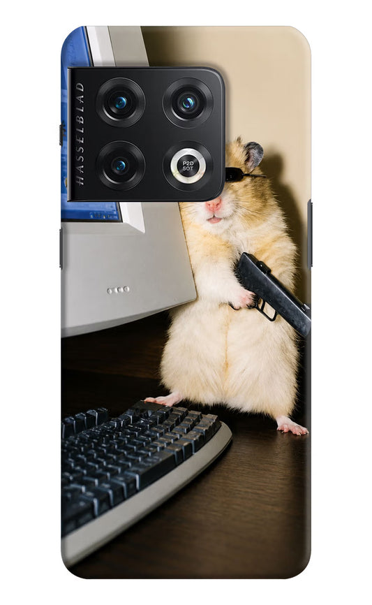 Hacker Hamster OnePlus 10 Pro 5G Hard Case Back Cover by Casekaro