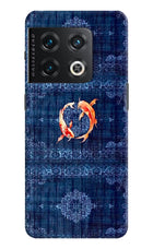 Koi Blue OnePlus 10 Pro 5G Hard Case Back Cover by Casekaro