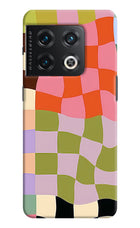 Wavy Grid OnePlus 10 Pro 5G Back Cover