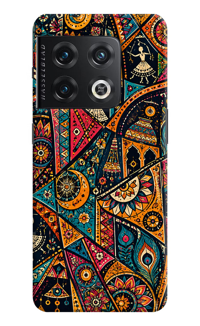 Folk Print OnePlus 10 Pro 5G Hard Case Back Cover by Casekaro
