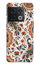 White Mayura OnePlus 10 Pro 5G Hard Case Back Cover by Casekaro