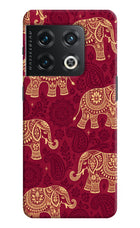 Maroon Elephant OnePlus 10 Pro 5G Hard Case Back Cover by Casekaro