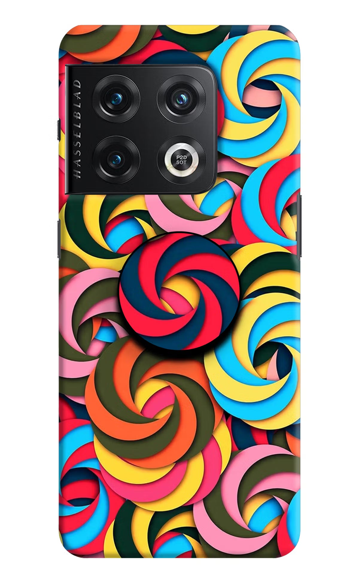 Spiral Pattern OnePlus 10 Pro 5G Pop Case by Casekaro