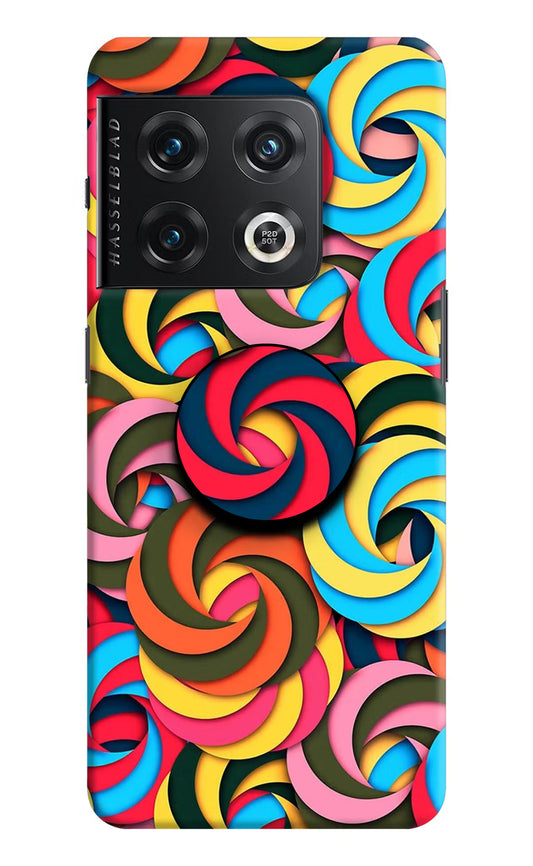 Spiral Pattern OnePlus 10 Pro 5G Pop Case by Casekaro