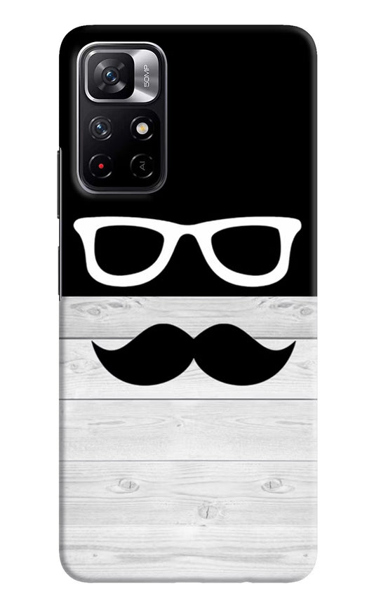 Mustache Poco M4 Pro 5G Hard Case Back Cover by Casekaro
