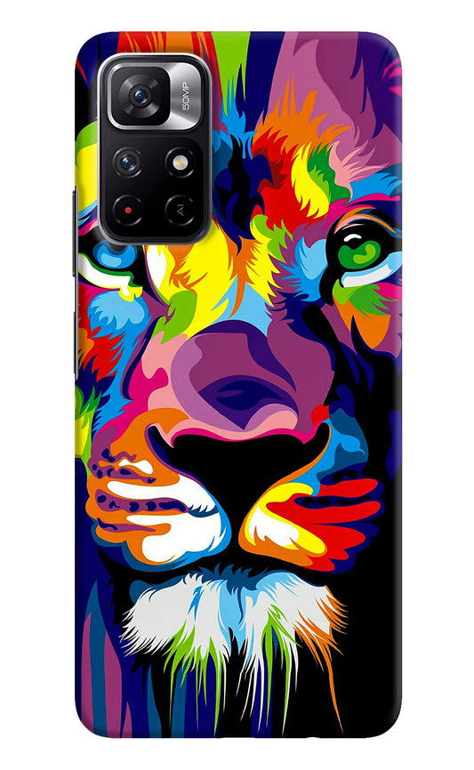 Lion Poco M4 Pro 5G Hard Case Back Cover by Casekaro