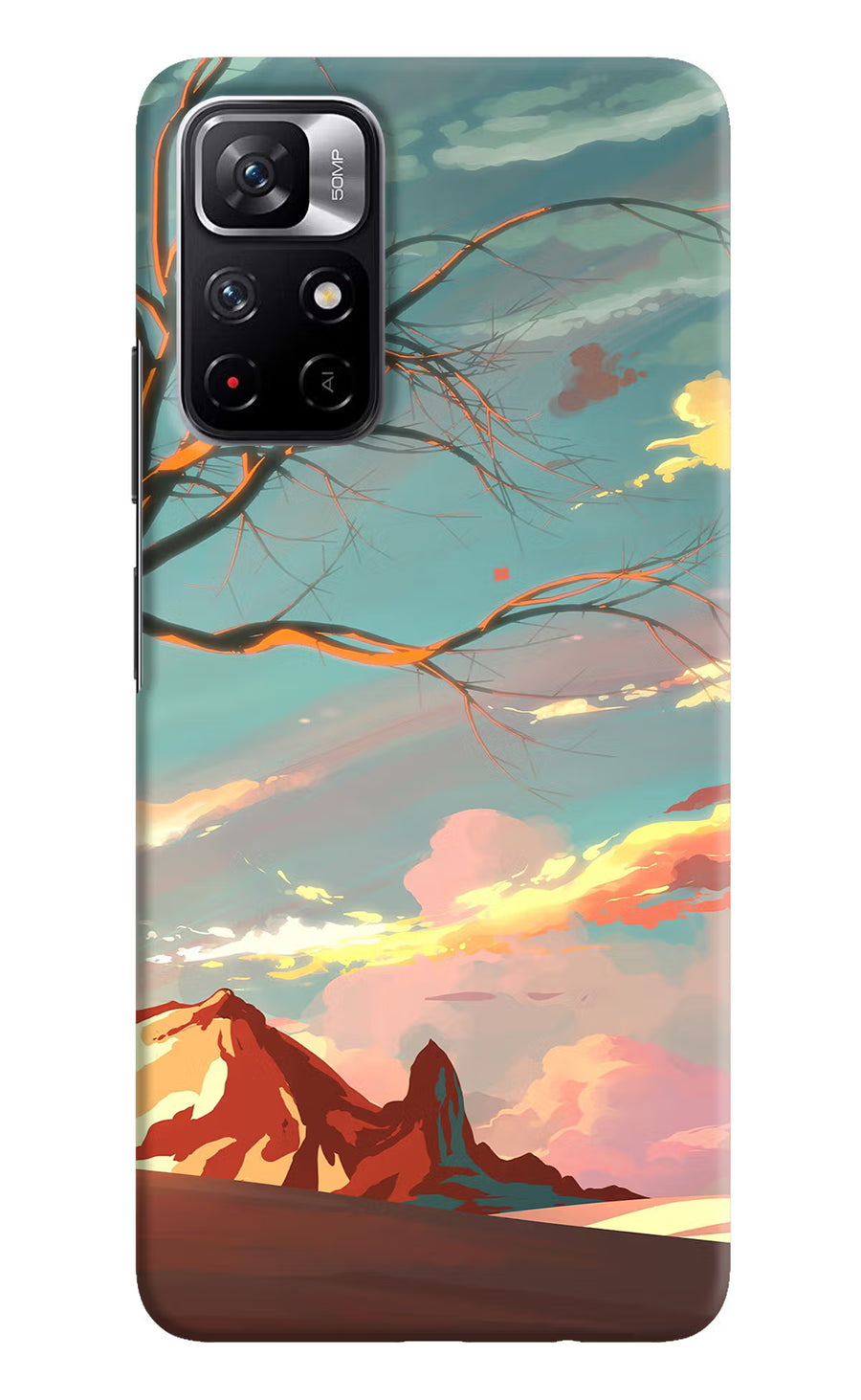 Scenery Poco M4 Pro 5G Back Cover, Hard case