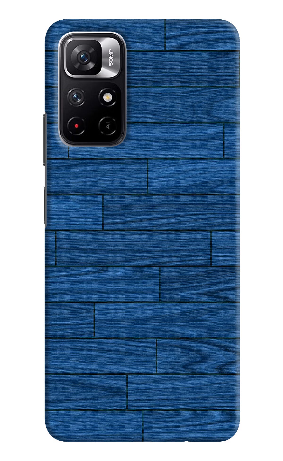 Wooden Texture Poco M4 Pro 5G Hard Case Back Cover by Casekaro