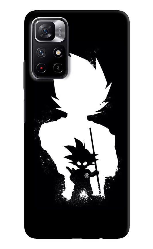 Goku Shadow Poco M4 Pro 5G Hard Case Back Cover by Casekaro