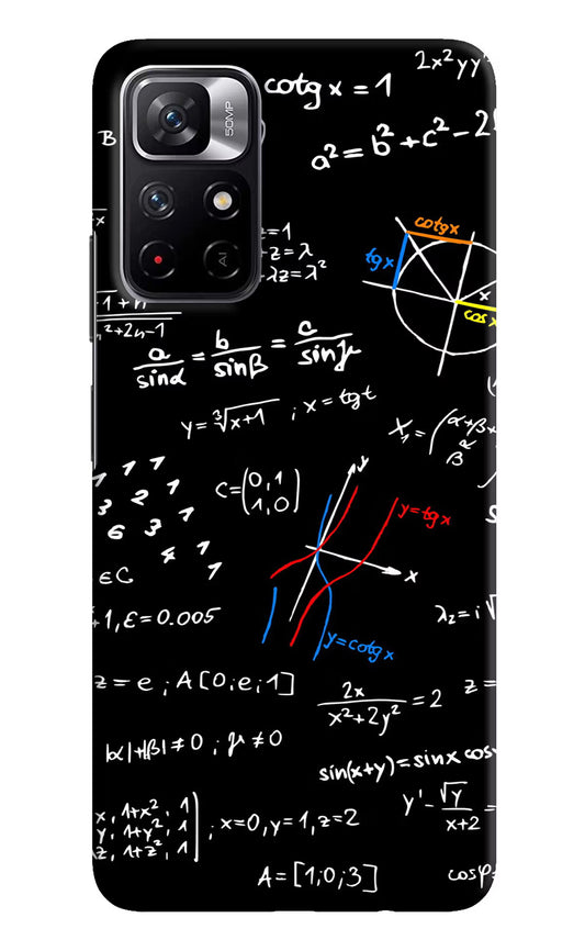 Mathematics Formula Poco M4 Pro 5G Hard Case Back Cover by Casekaro