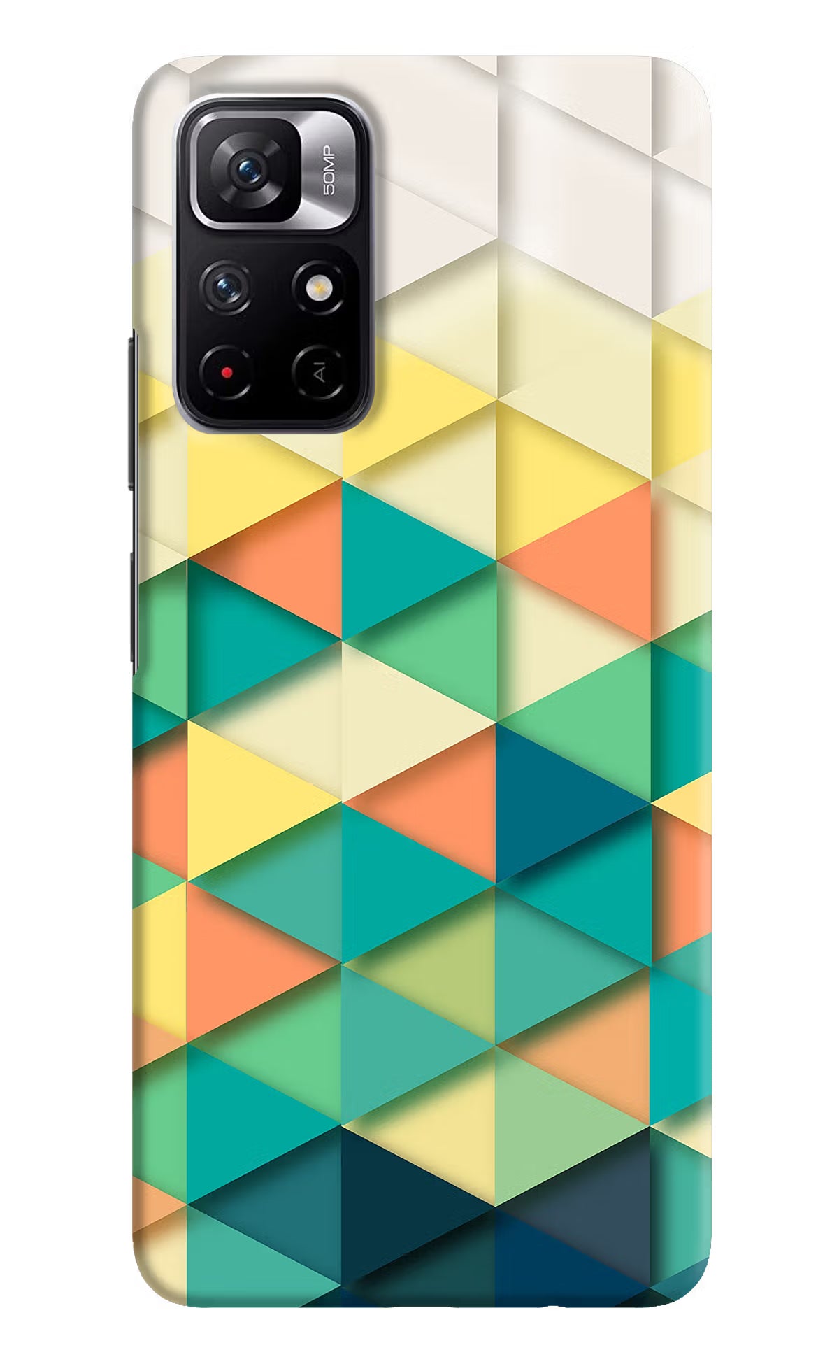 Abstract Poco M4 Pro 5G Hard Case Back Cover by Casekaro