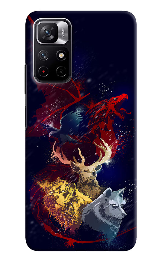 Game Of Thrones Poco M4 Pro 5G Hard Case Back Cover by Casekaro