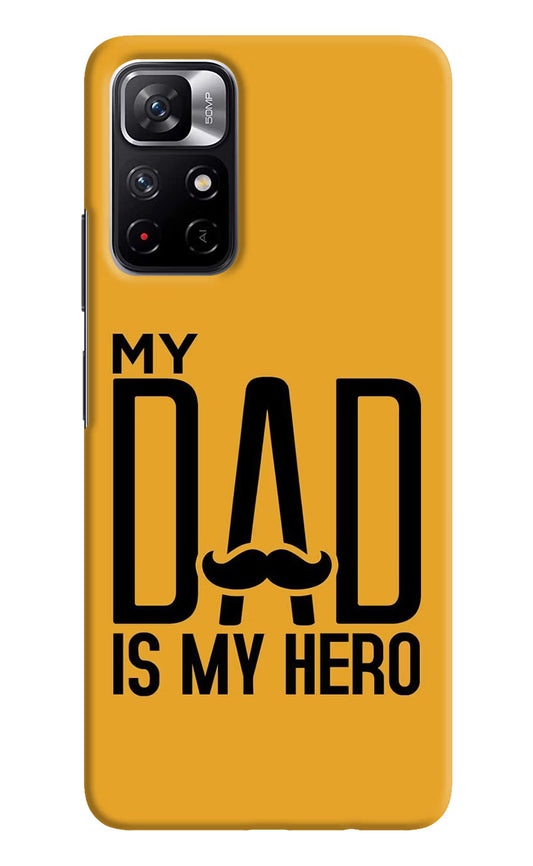 My Dad Is My Hero Poco M4 Pro 5G Hard Case Back Cover by Casekaro