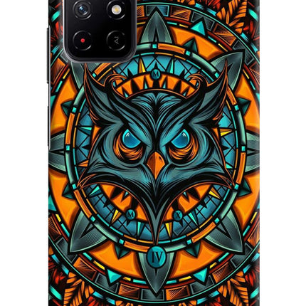 Angry Owl Art Poco M4 Pro 5G Hard Case Back Cover by Casekaro