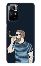 Smoking Poco M4 Pro 5G Hard Case Back Cover by Casekaro