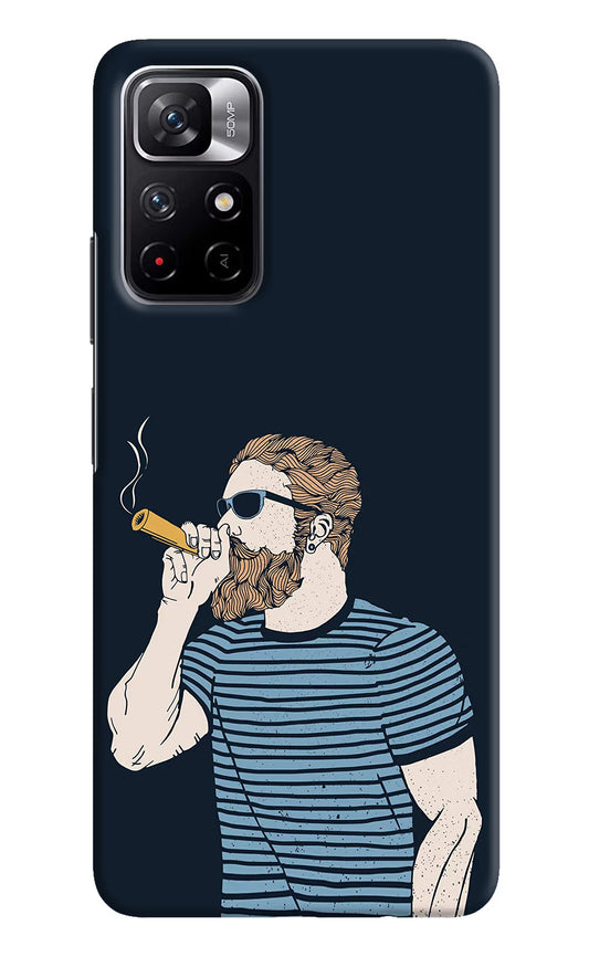 Smoking Poco M4 Pro 5G Hard Case Back Cover by Casekaro