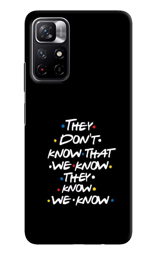 FRIENDS Dialogue Poco M4 Pro 5G Hard Case Back Cover by Casekaro
